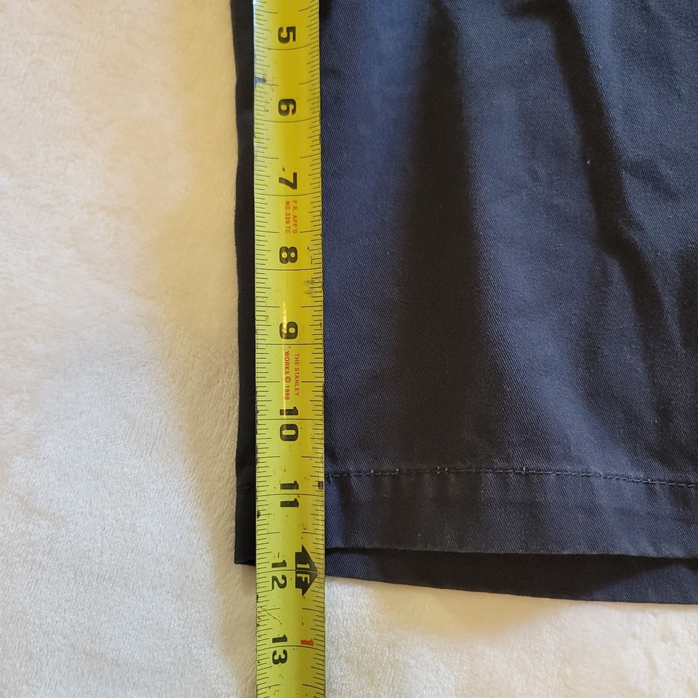 Blue Crown Men's Size 38 Blue Chino Shorts Flat Front - Picture 3 of 11